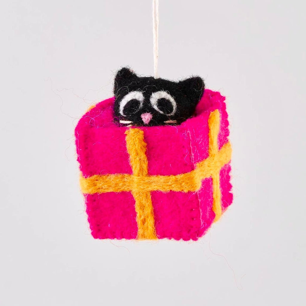 'Roland' Hanging Felt Ornament - bubblegum market