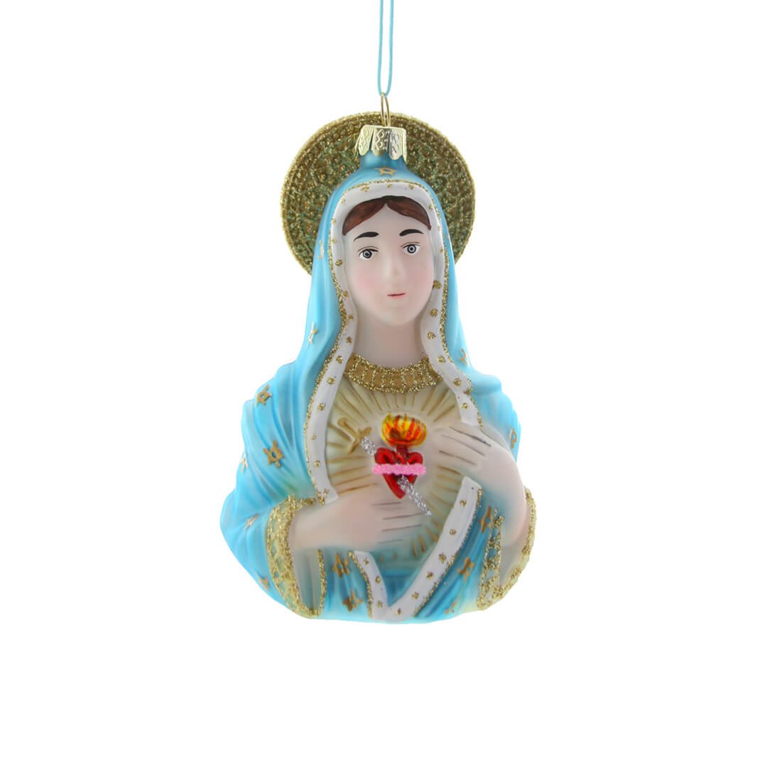 Sacred Heart Mary Ornament 4.5" - bubblegum market