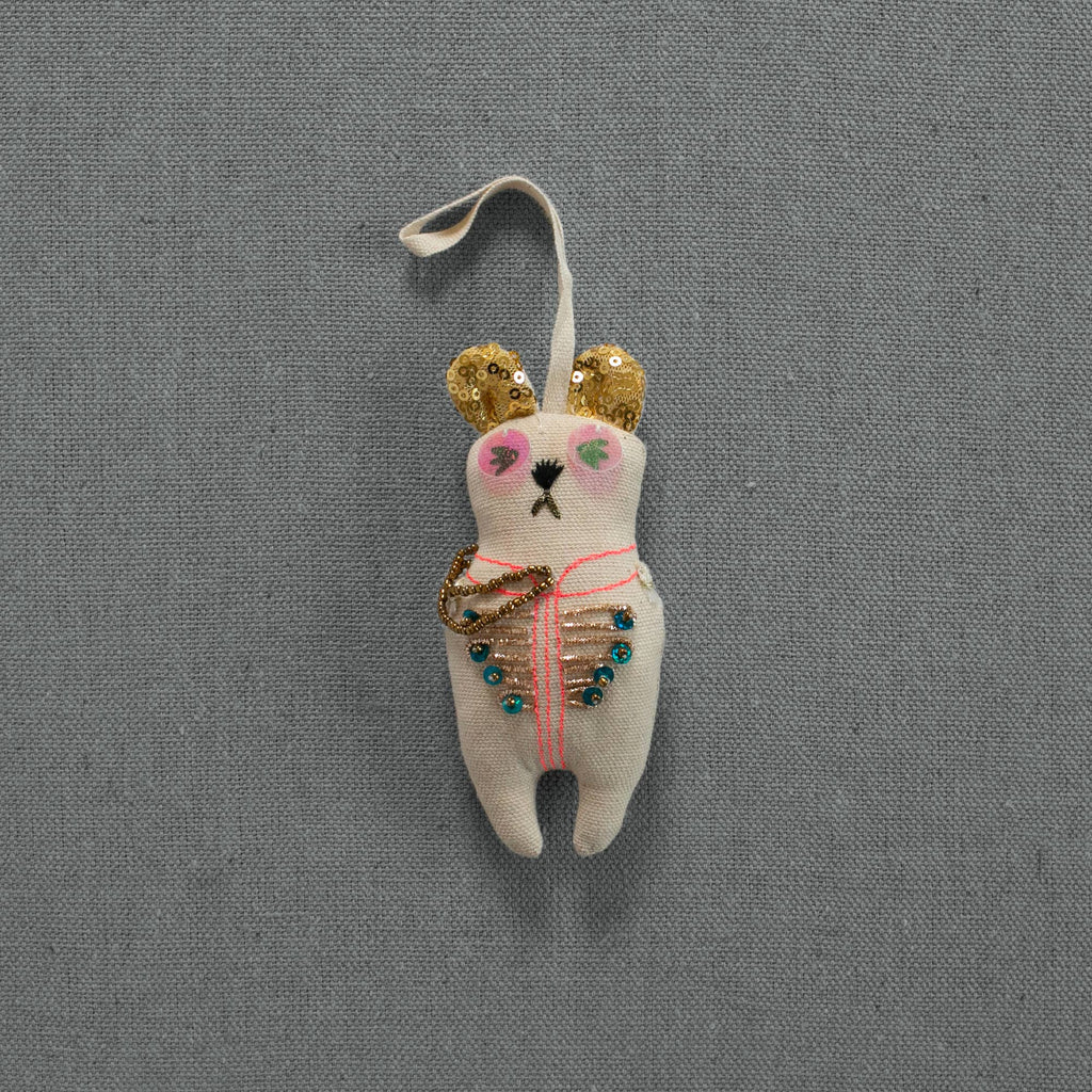 Sargent Pepper Bear Cotton - Filled Ornament - bubblegum market