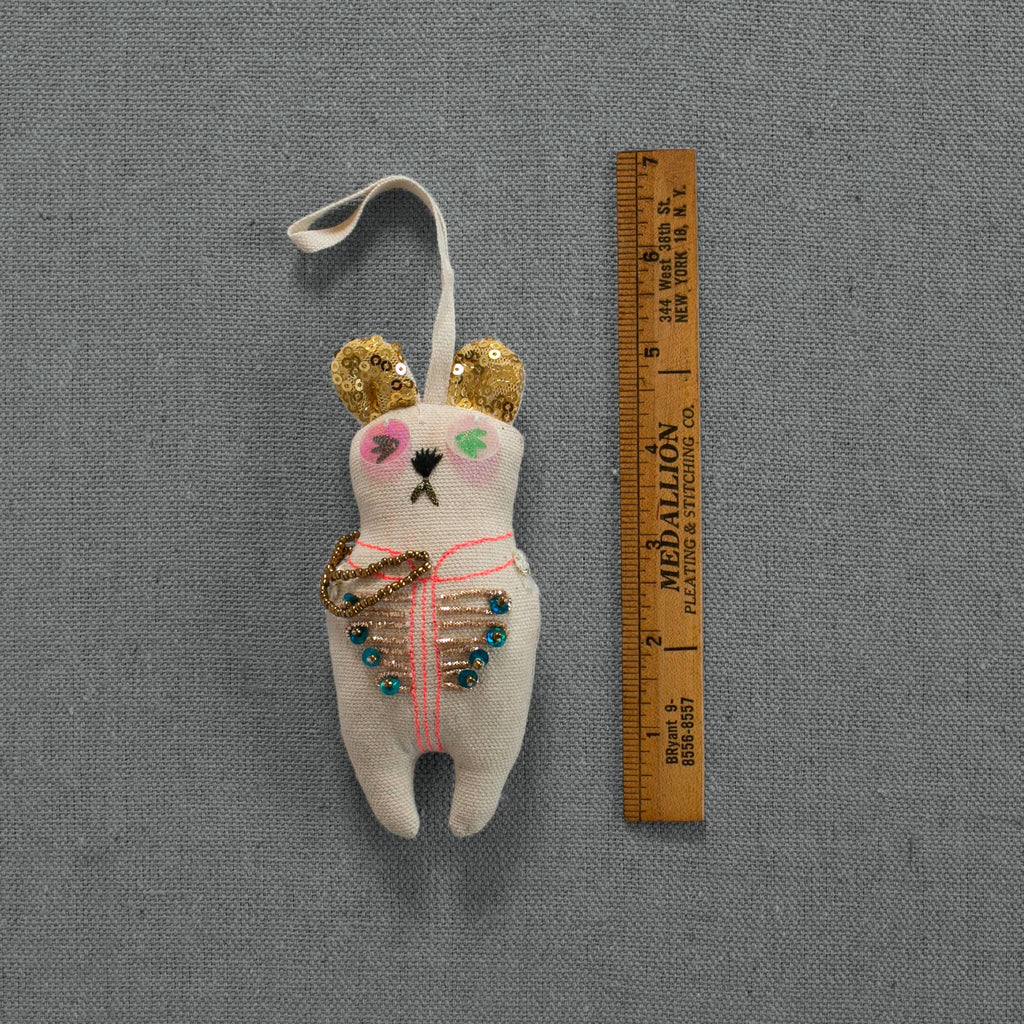 Sargent Pepper Bear Cotton - Filled Ornament - bubblegum market