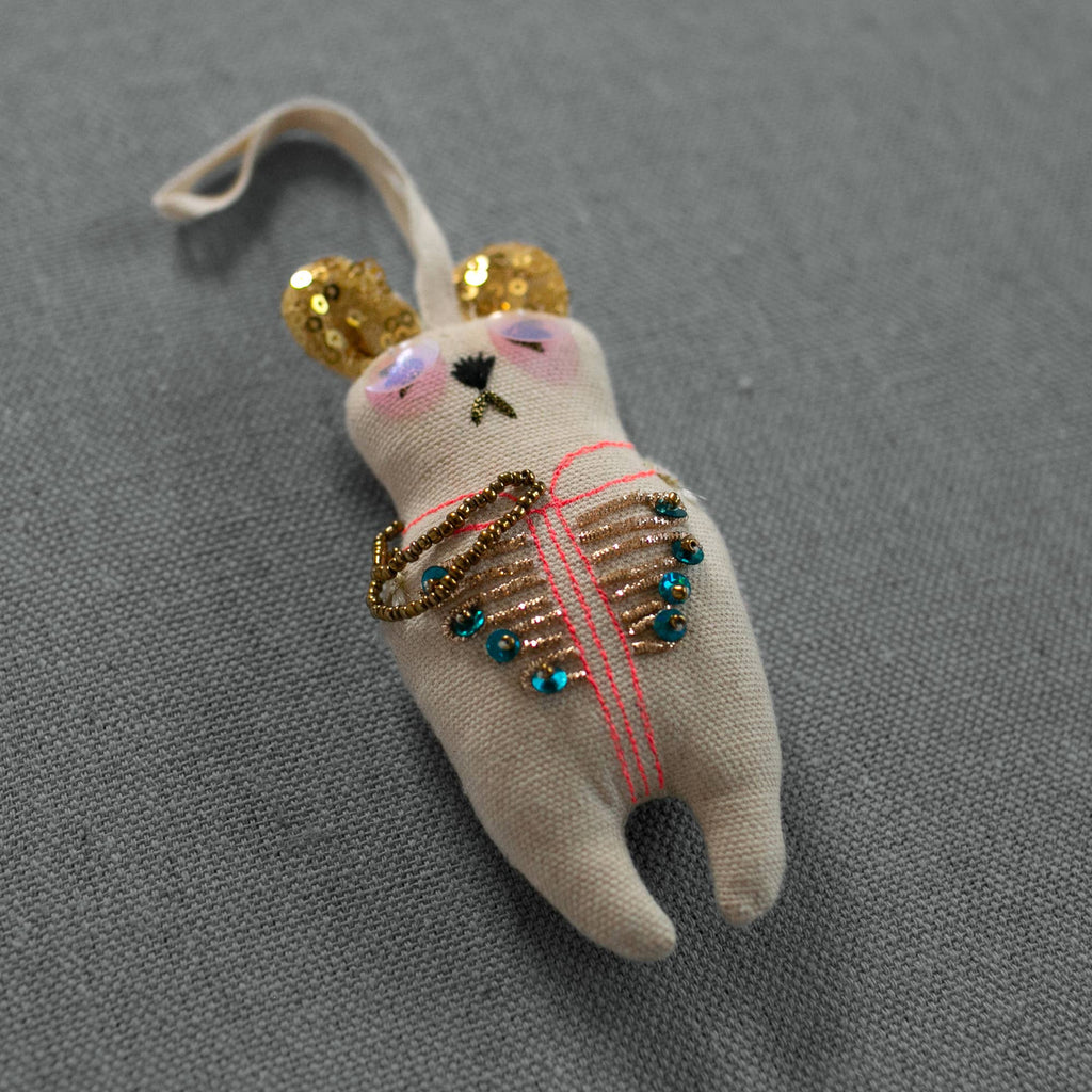 Sargent Pepper Bear Cotton - Filled Ornament - bubblegum market