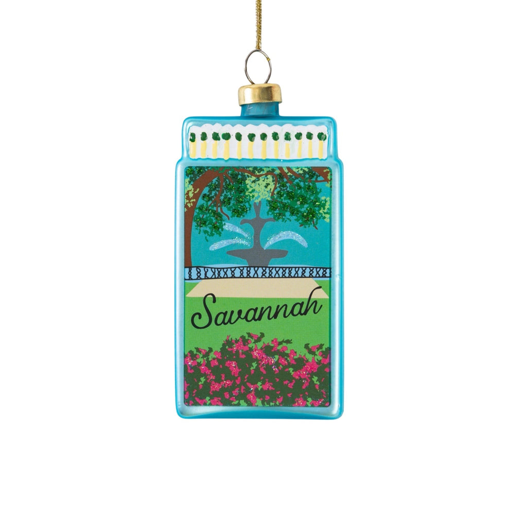 Savannah Matchbook Ornament 3.5" - bubblegum market