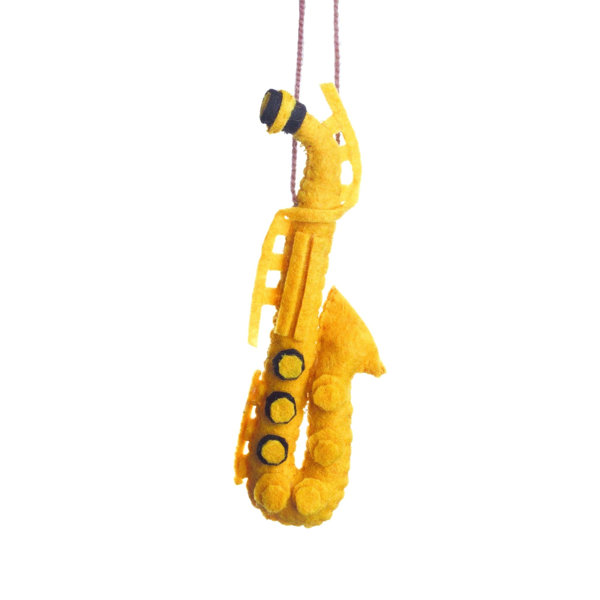Saxophone Felt Ornament - bubblegum market