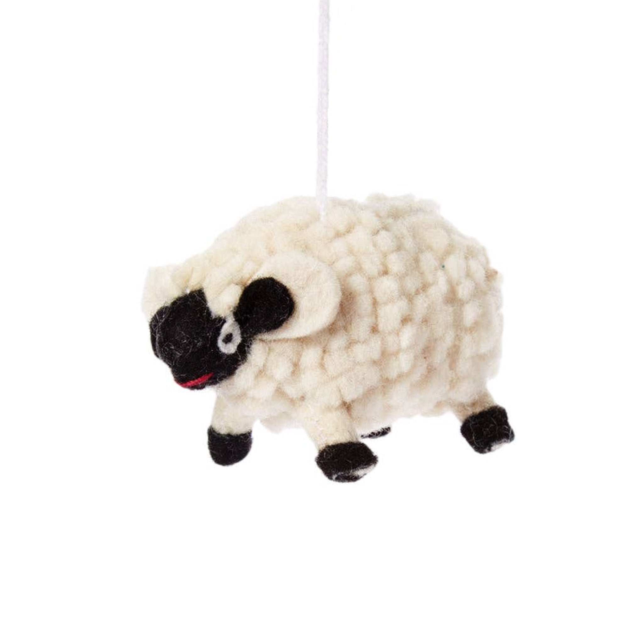 Sheep Felt Ornament - bubblegum market