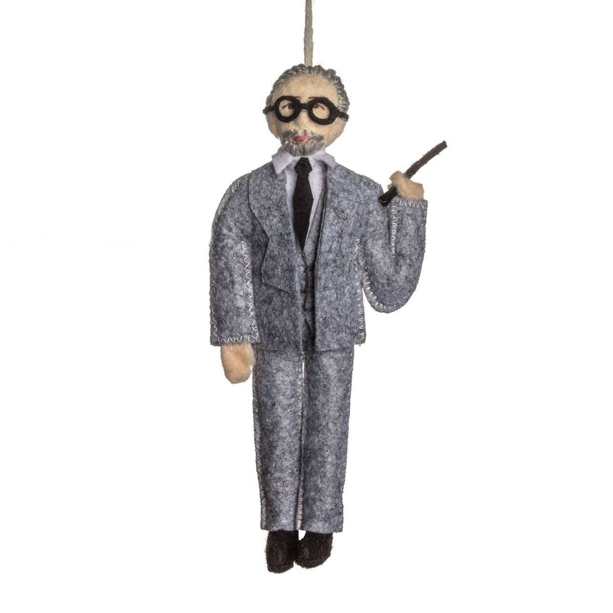 Sigmund Freud Felt Ornament - bubblegum market