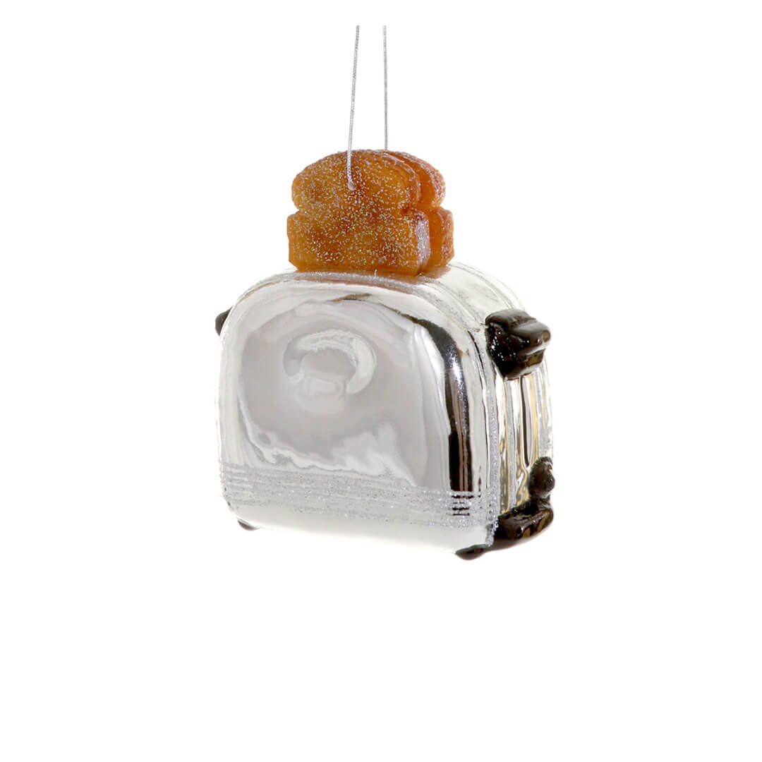 Silver Toaster Ornament 3.5" - bubblegum market