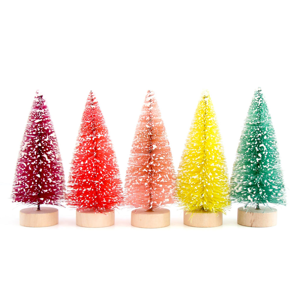 Small Bottle Brush Tree Set - bubblegum market