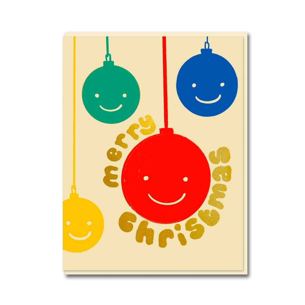 Smiling Baubles Holiday Greeting Cards Boxed Set - bubblegum market