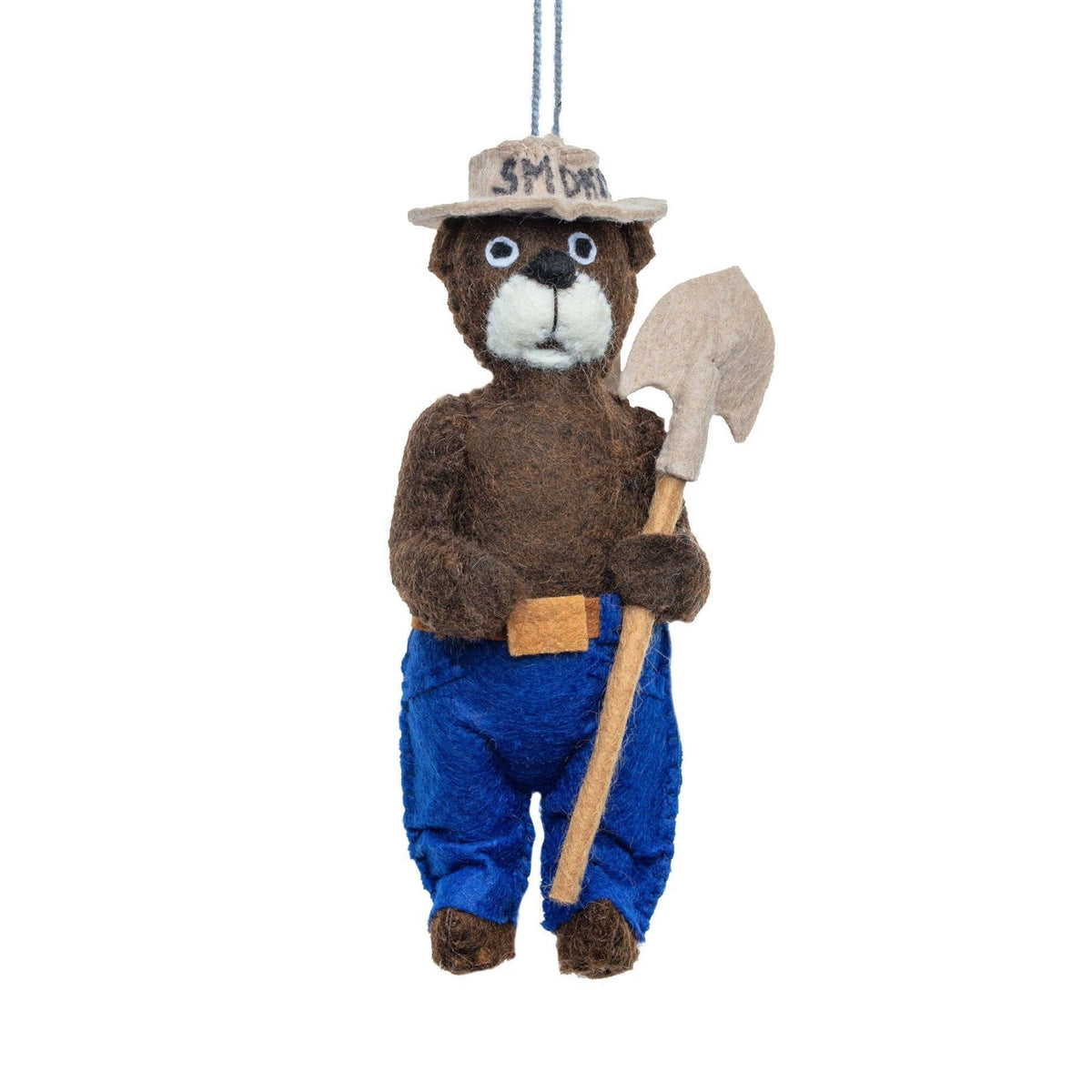 Smokey Bear Felt Ornament - bubblegum market