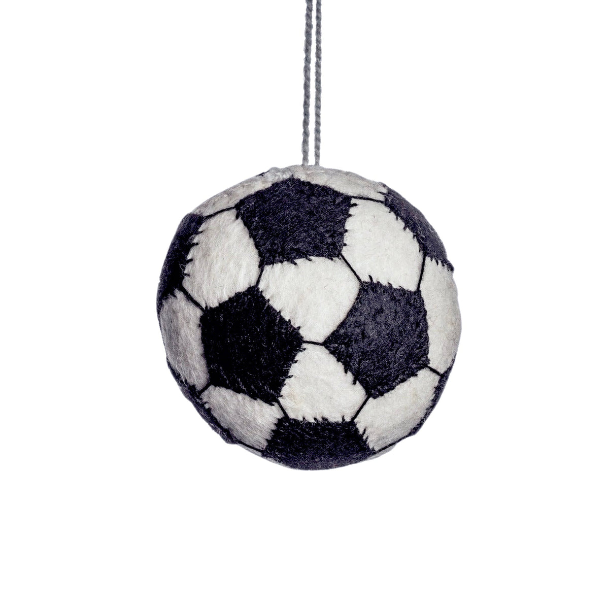 Soccer Ball Felt Ornament - bubblegum market