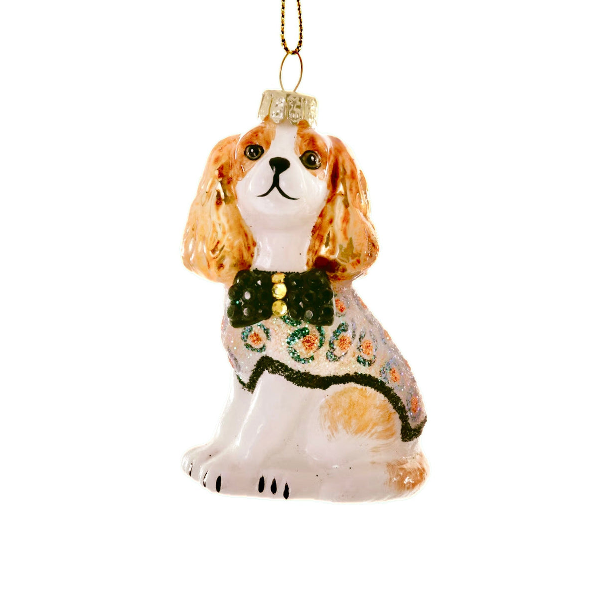 Sophisticated Spaniel Ornament 3.5" - bubblegum market
