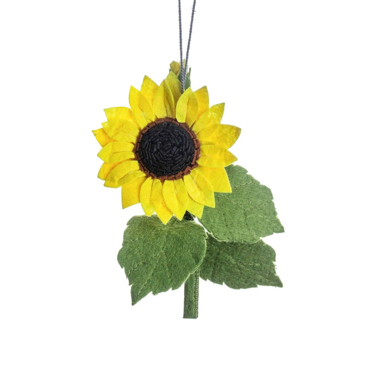 Sunflower Felt Ornament - bubblegum market