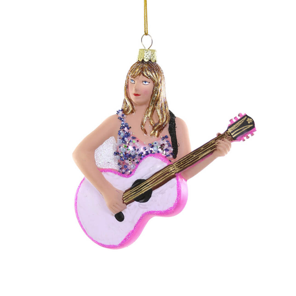 Taylor Swift With Guitar Ornament 4.5" - bubblegum market