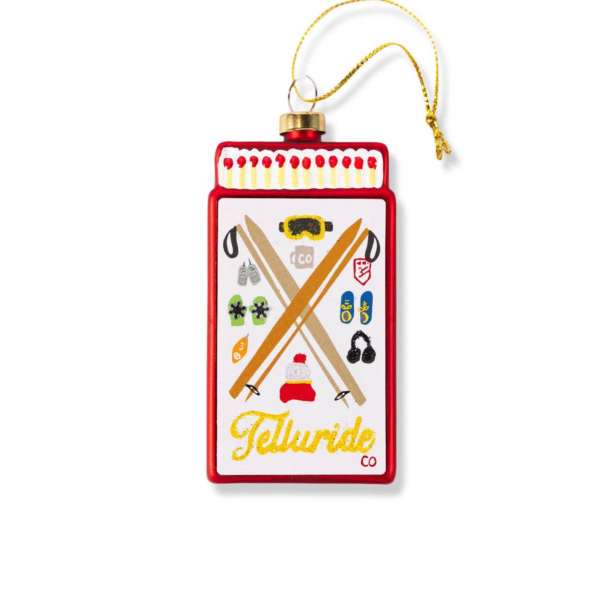 Telluride Matchbook Ornament 3.5" - bubblegum market