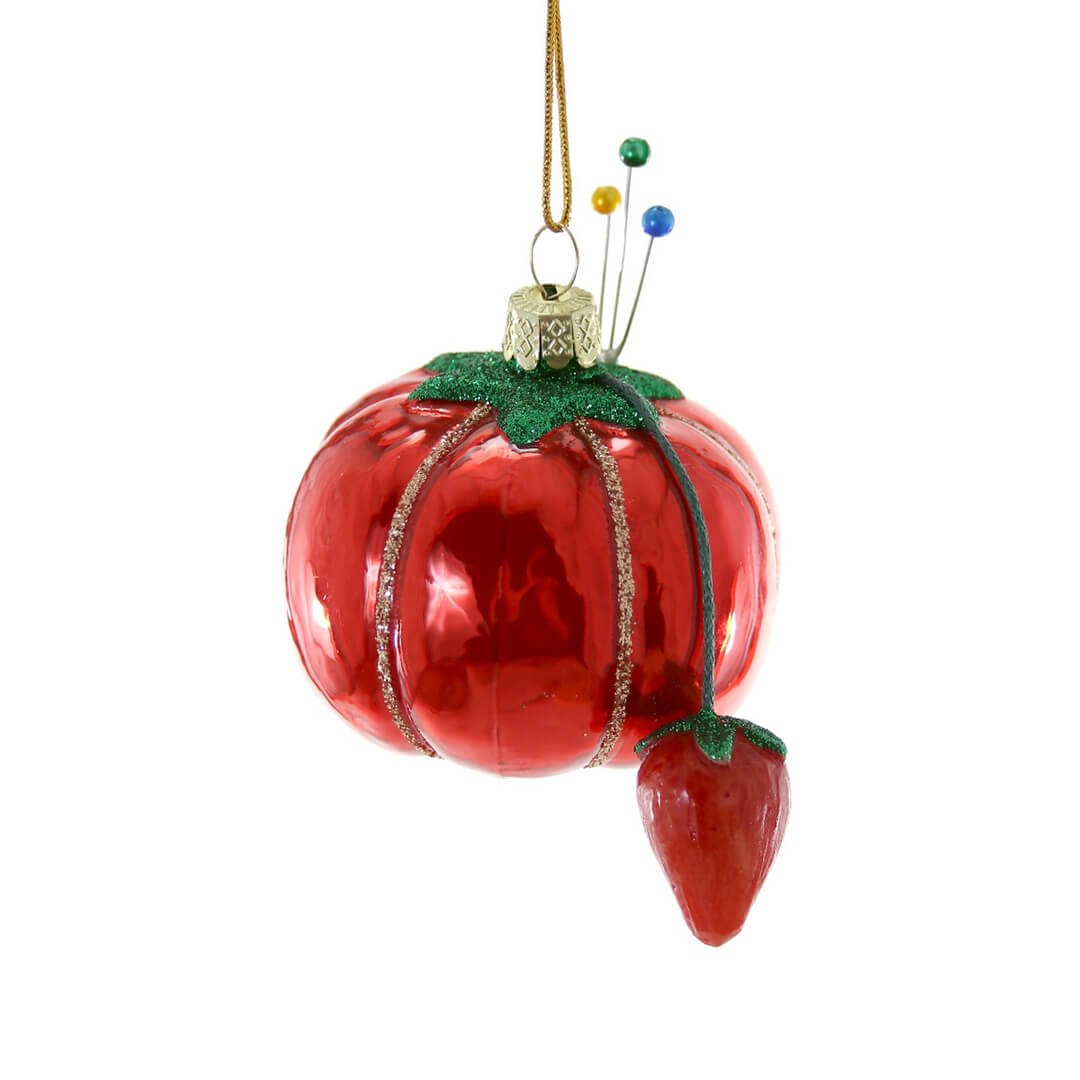 Tomato Pin Cushion Ornament 3.5" - bubblegum market