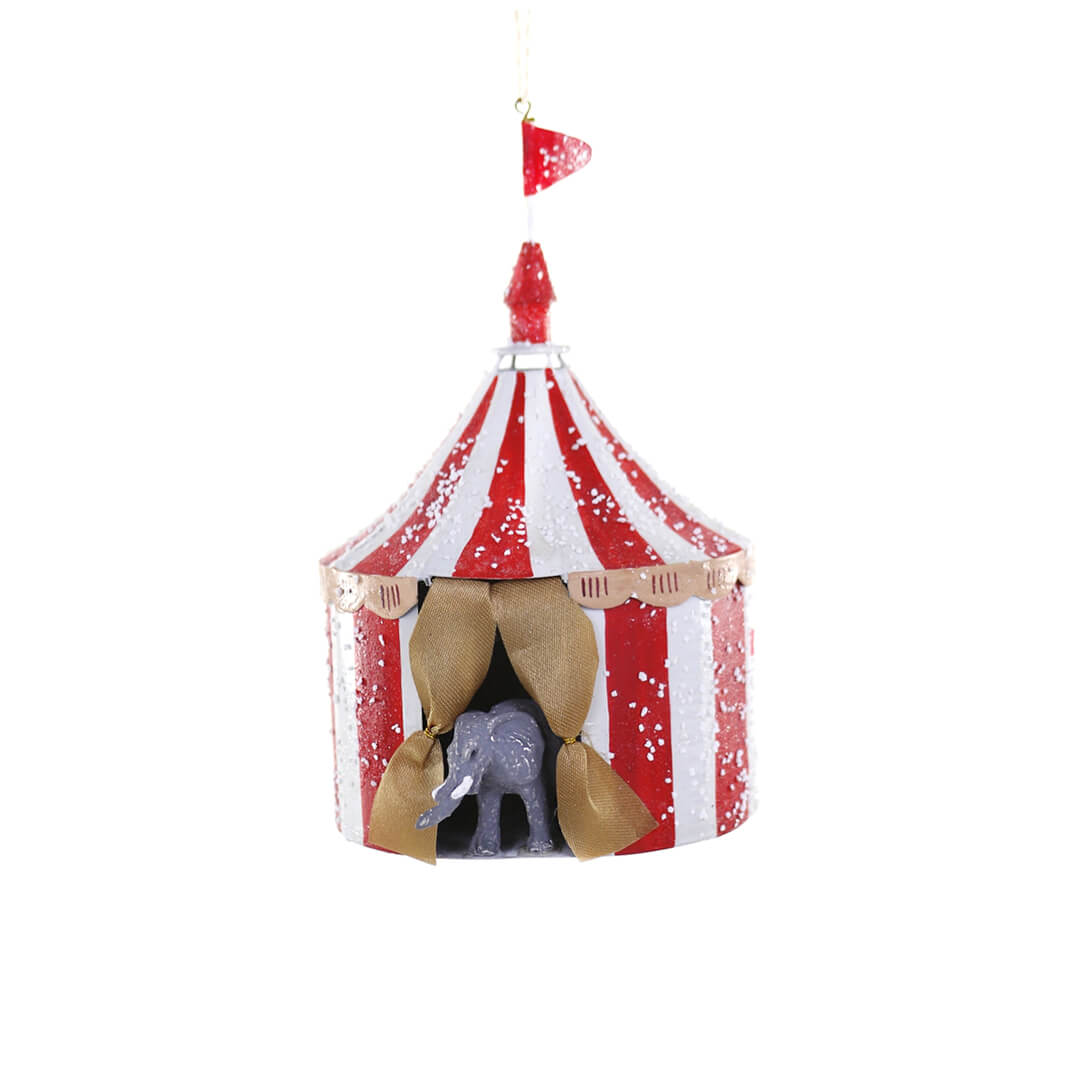 Under The Big Top Circus Tent Ornament 5.5" - bubblegum market