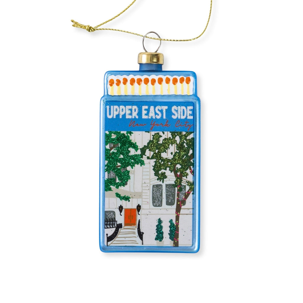 Upper East Side Matchbook Ornament 3.5" - bubblegum market