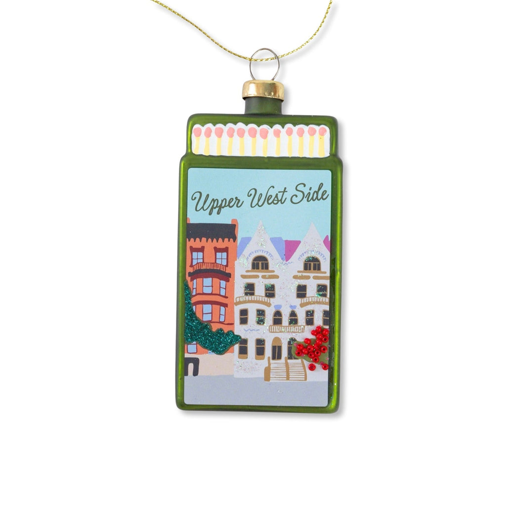 Upper West Side Matchbook Ornament 3.5" - bubblegum market