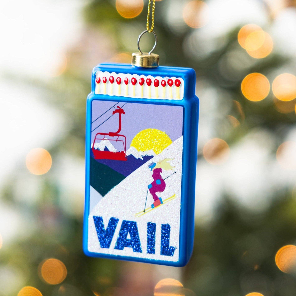 Vail Matchbook Ornament 3.5" - bubblegum market