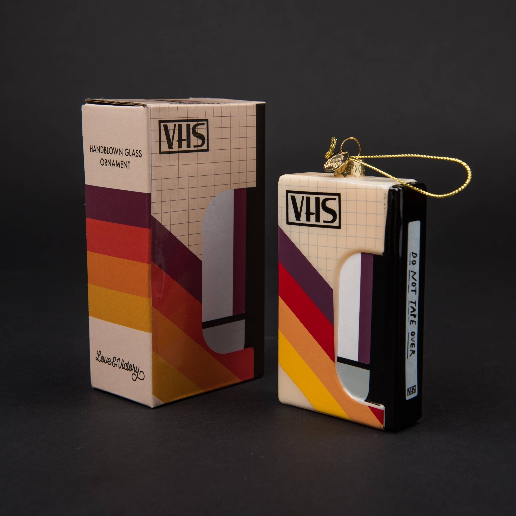 VHS Tape Christmas Ornament 4" - bubblegum market