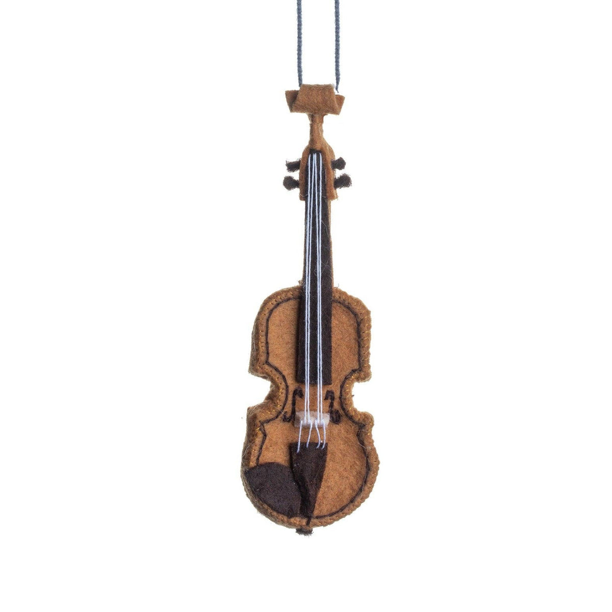 Violin Felt Ornament - bubblegum market