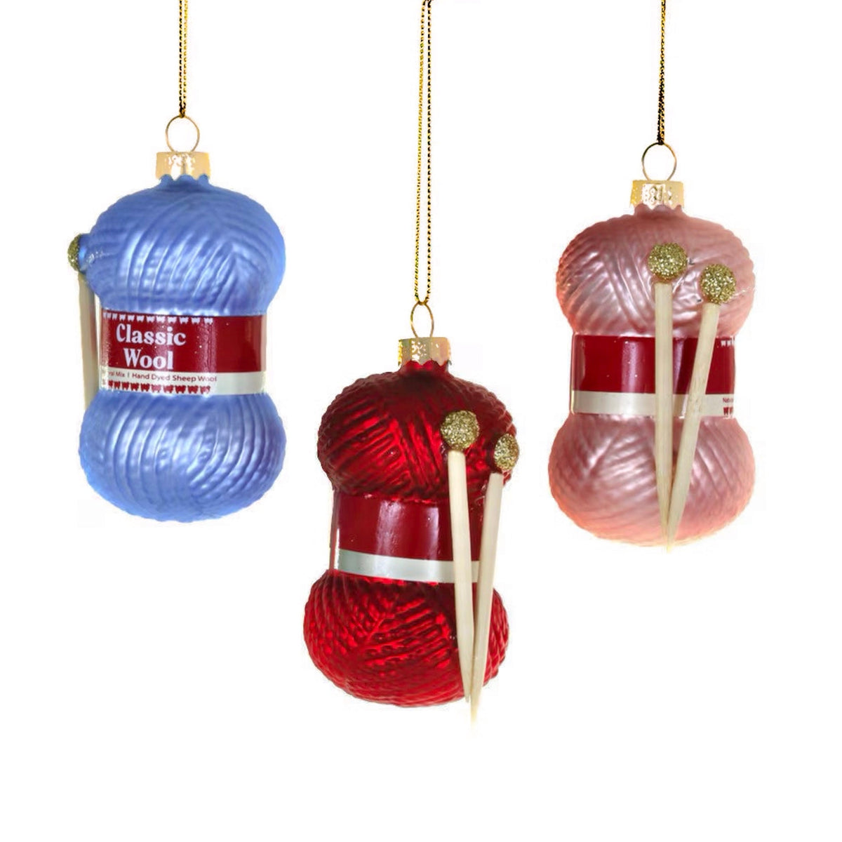 Yarn Skein Ornament 3.5" - bubblegum market