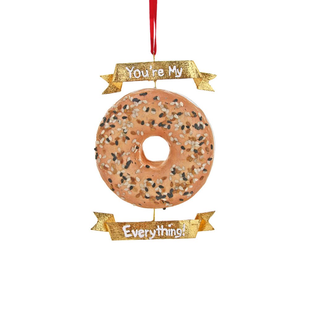 You're My Everything Bagel Ornament 4.5" - bubblegum market