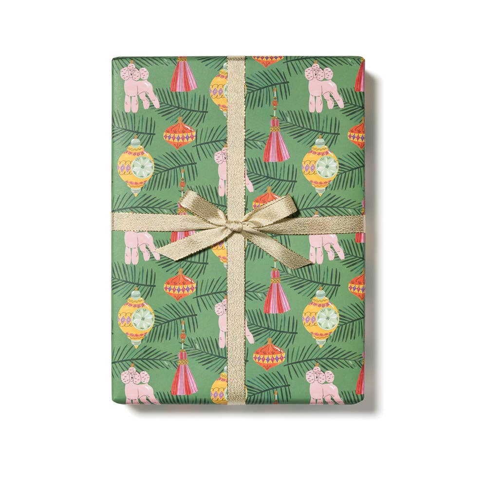 Christmas Poodle Holiday Wrapping Paper Sheets (Roll of 3)