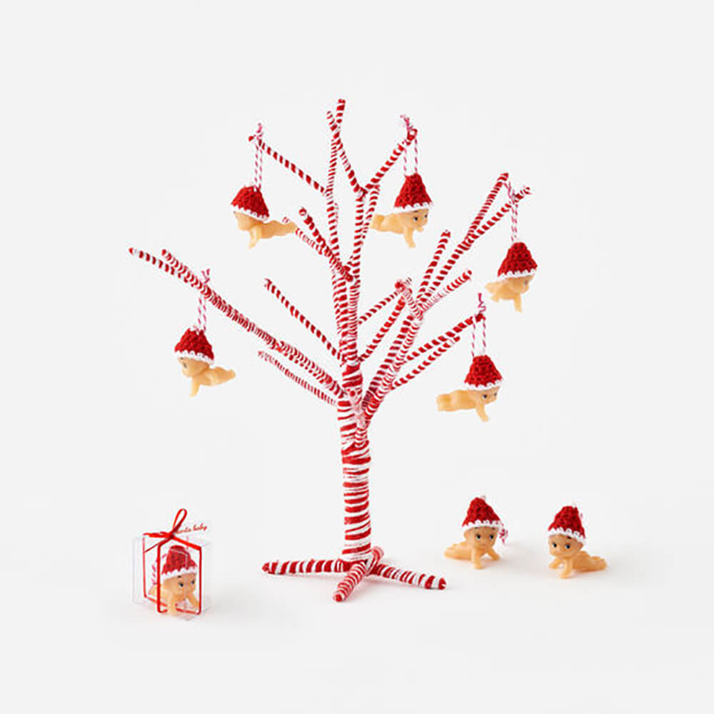 180-one-hundred-80-degrees-plastic-retro-santa-baby-christmas-ornament-with-red-and-white-hat