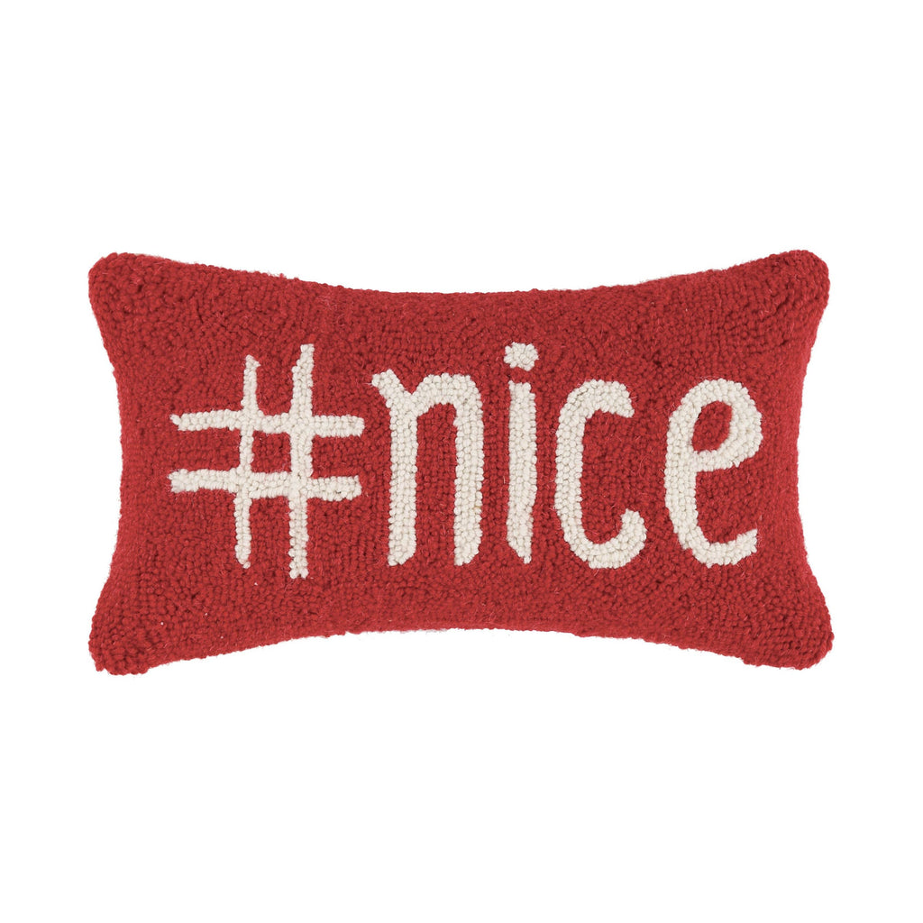 Hashtag Nice Hook Pillow