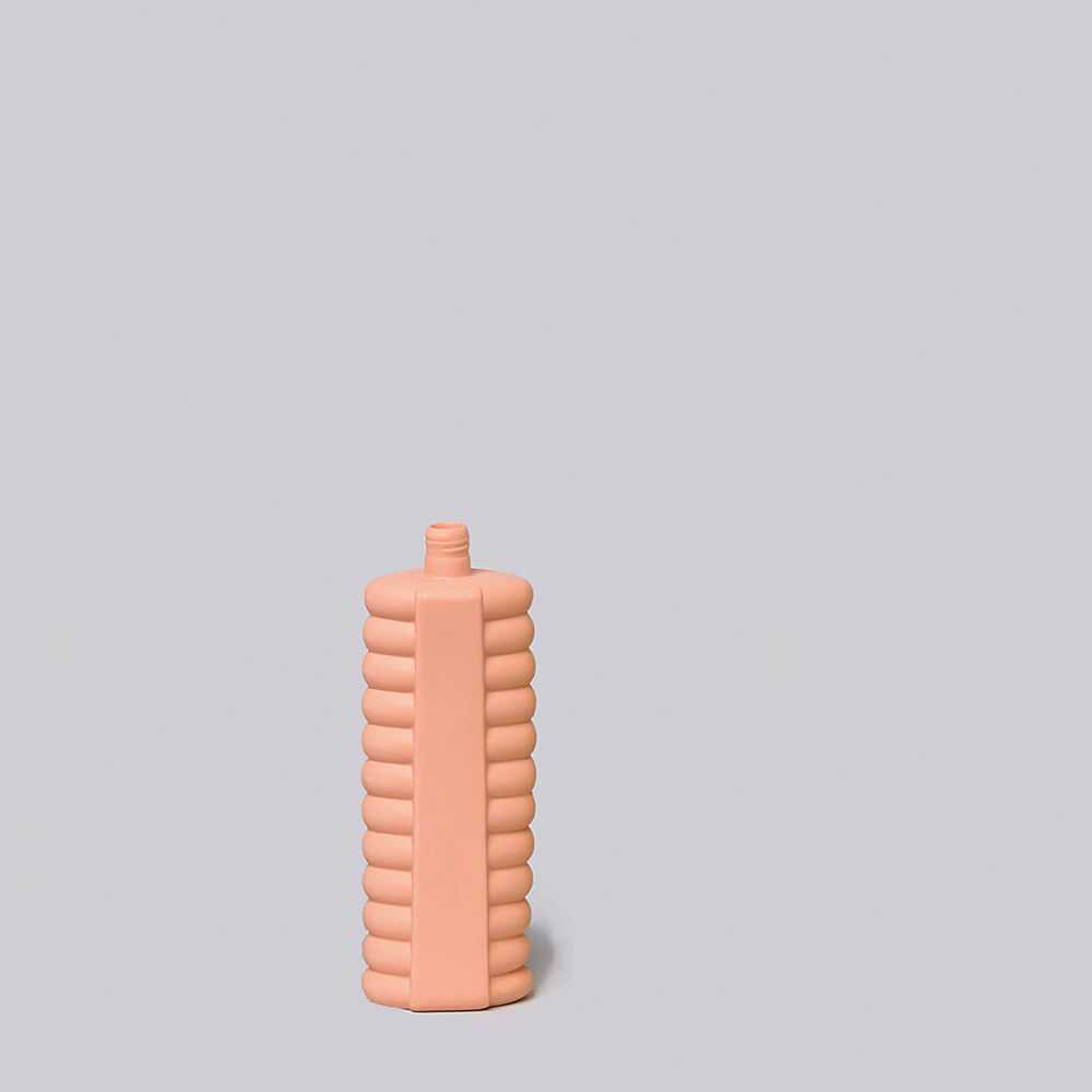 Middle-Kingdom-Ceramic-Plastic-Bottle-Deco-Vase-Orange