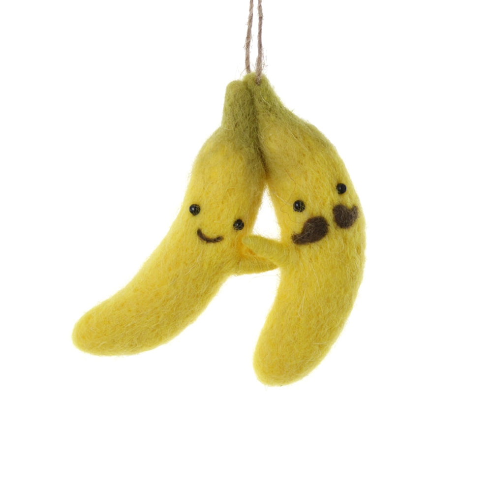 Bananas In Love Ornament 4.5"
