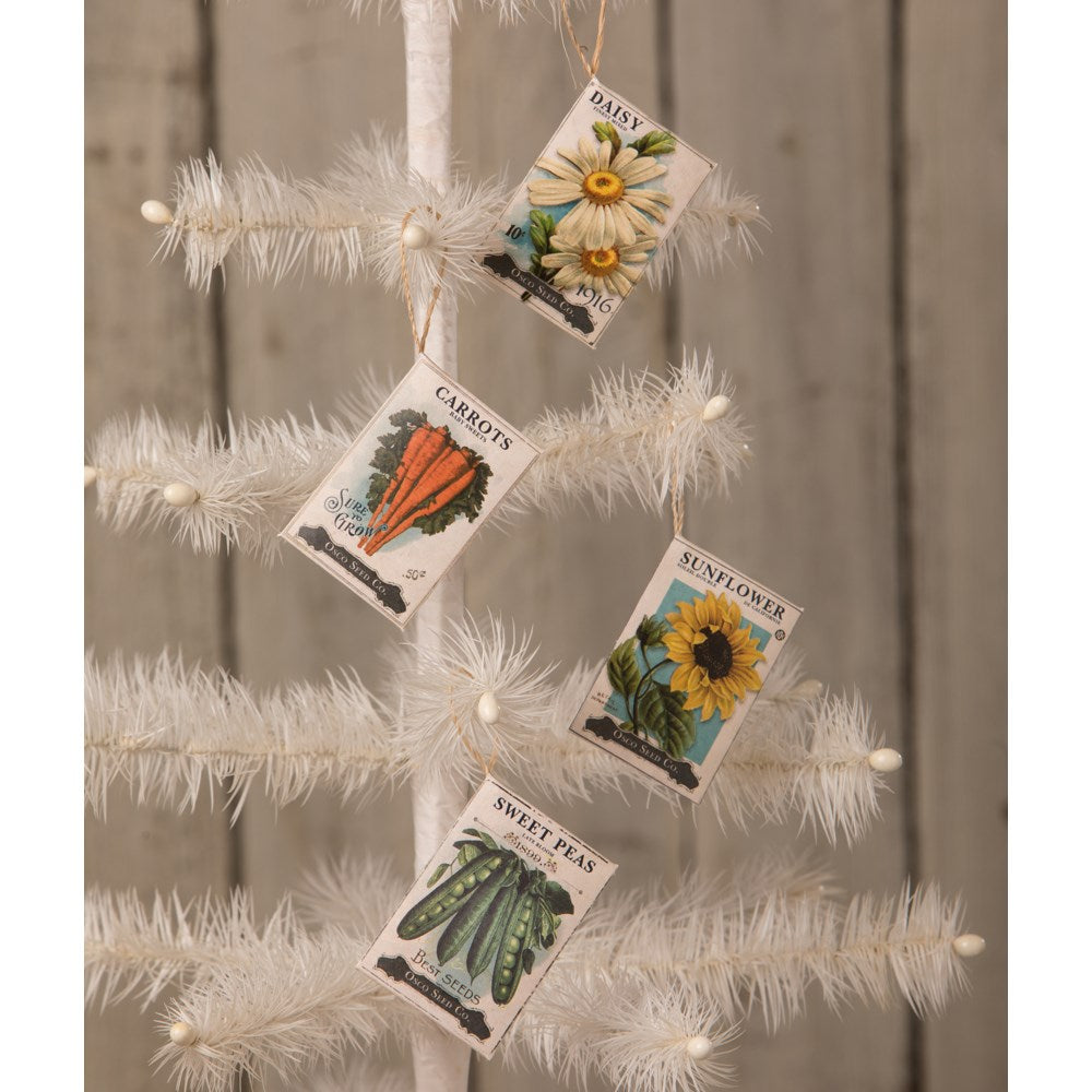 bethany-lowe-easter-christmas-seed-packet-ornament-carrots-sunflowers-daisies-sweet-peas