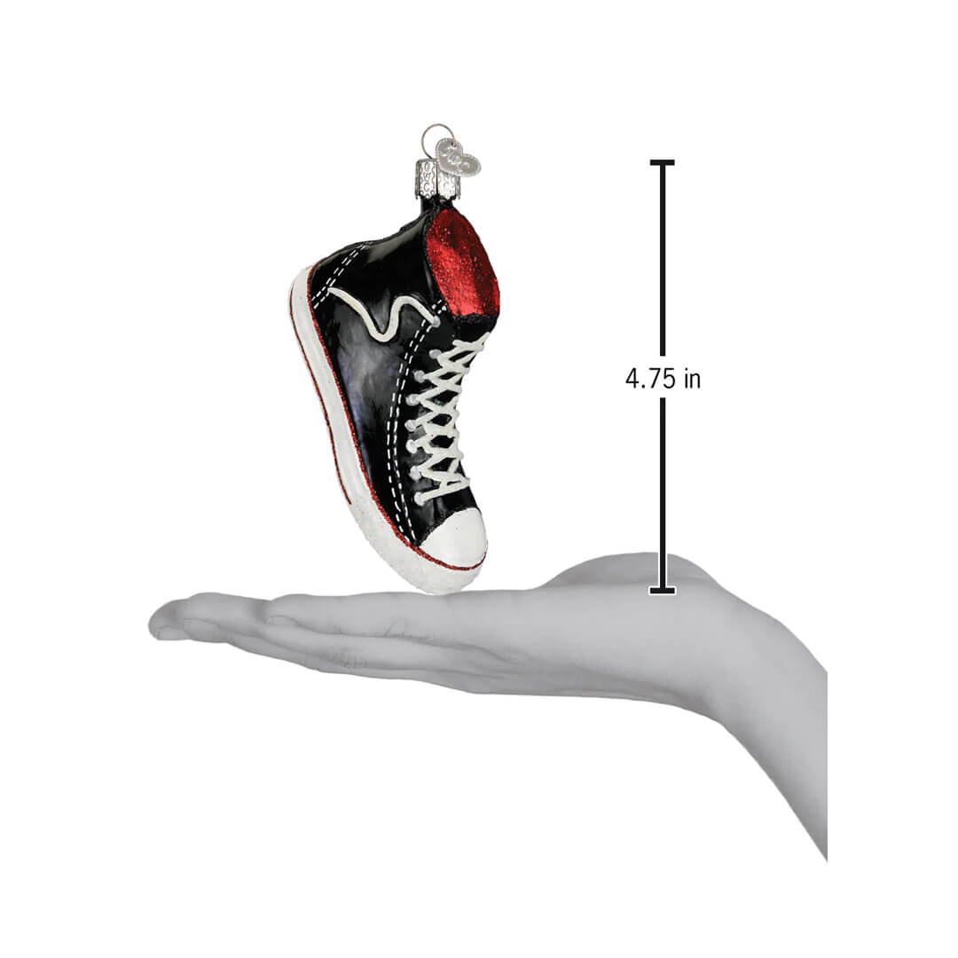 black-high-top-converse-shoe-sneaker-ornament-old-world-christmas-shoes-scale