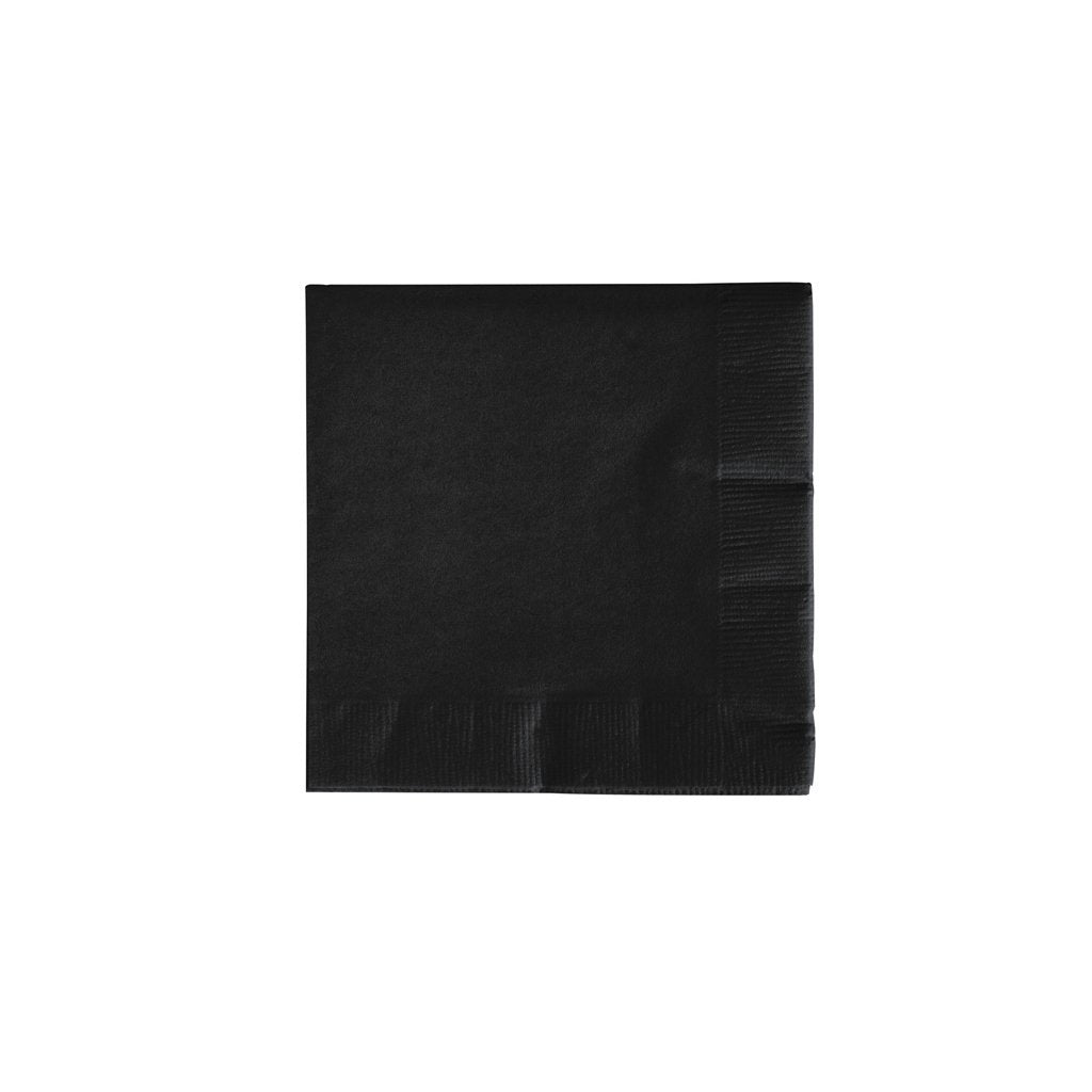 black-cocktail-napkins