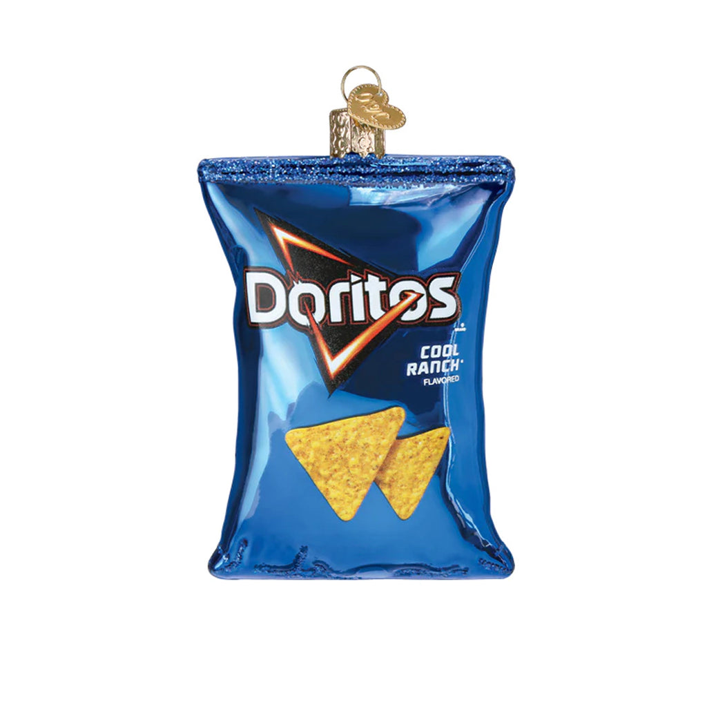 blue-bag-of-doritos-cool-ranch-chips-ornament-old-world-christmas-front-view