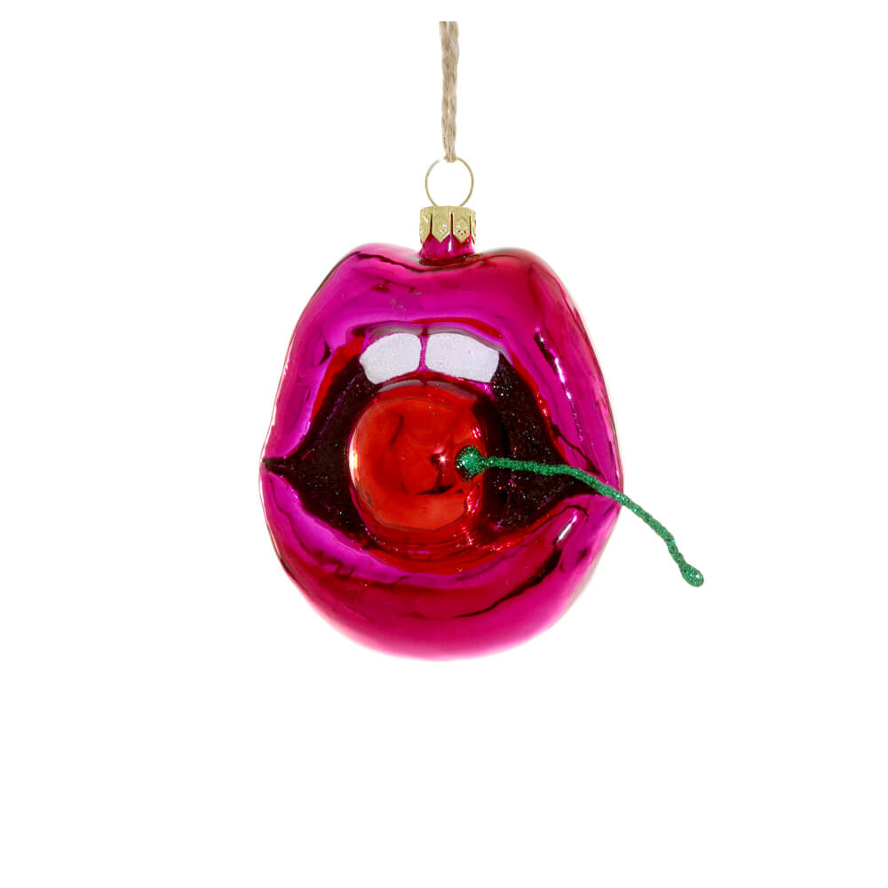 Cherry Lips Ornament