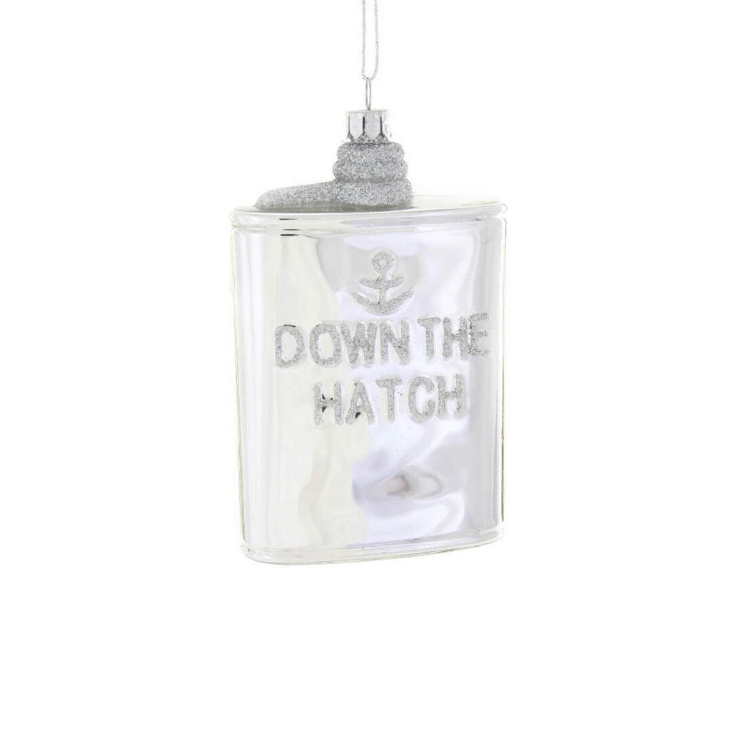 down-the-hatch-silver-flask-ornament-cody-foster-christmas