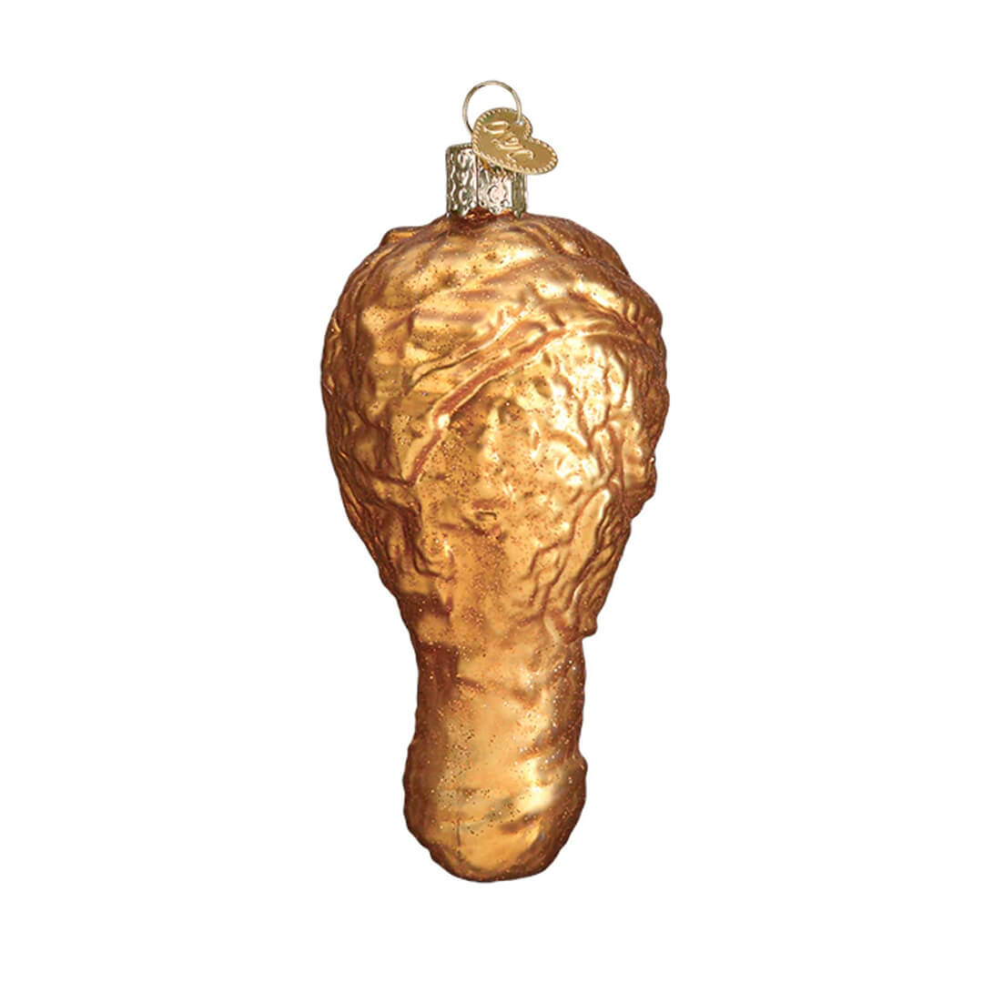 fried-chicken-drumstick-ornament-old-world-christmas-back-view