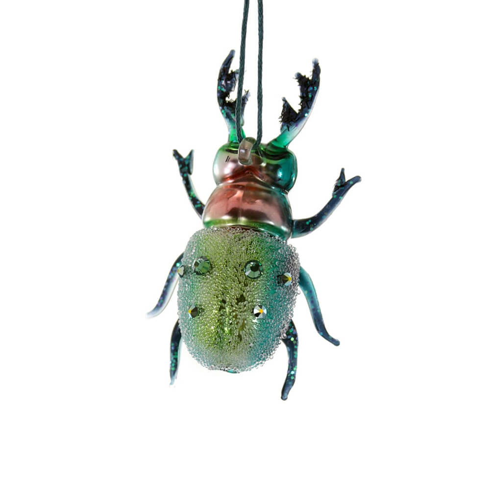 green-stag-horn-beetle-ornament-cody-foster-ornament