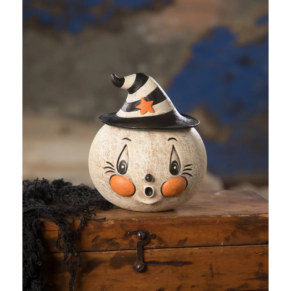 johanna-parker-halloween-ghostie-stew-removeable-black-and-white-striped-hat-ghost-container-bethany-lowe-joanna
