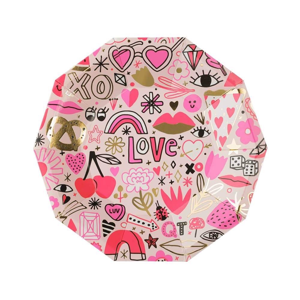 love-notes-valentines-party-small-petite-dessert-petite-plates-daydream-society