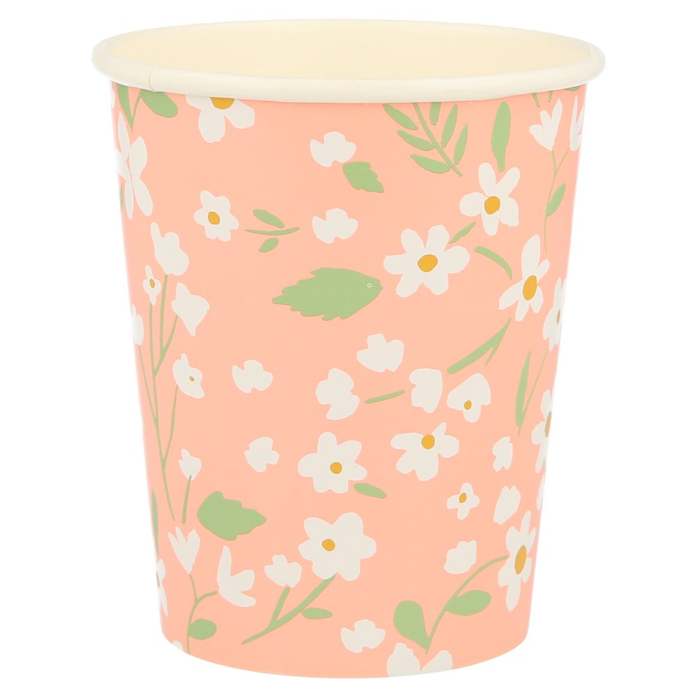 meri-meri-party-ditsy-floral-cups-peach-coral