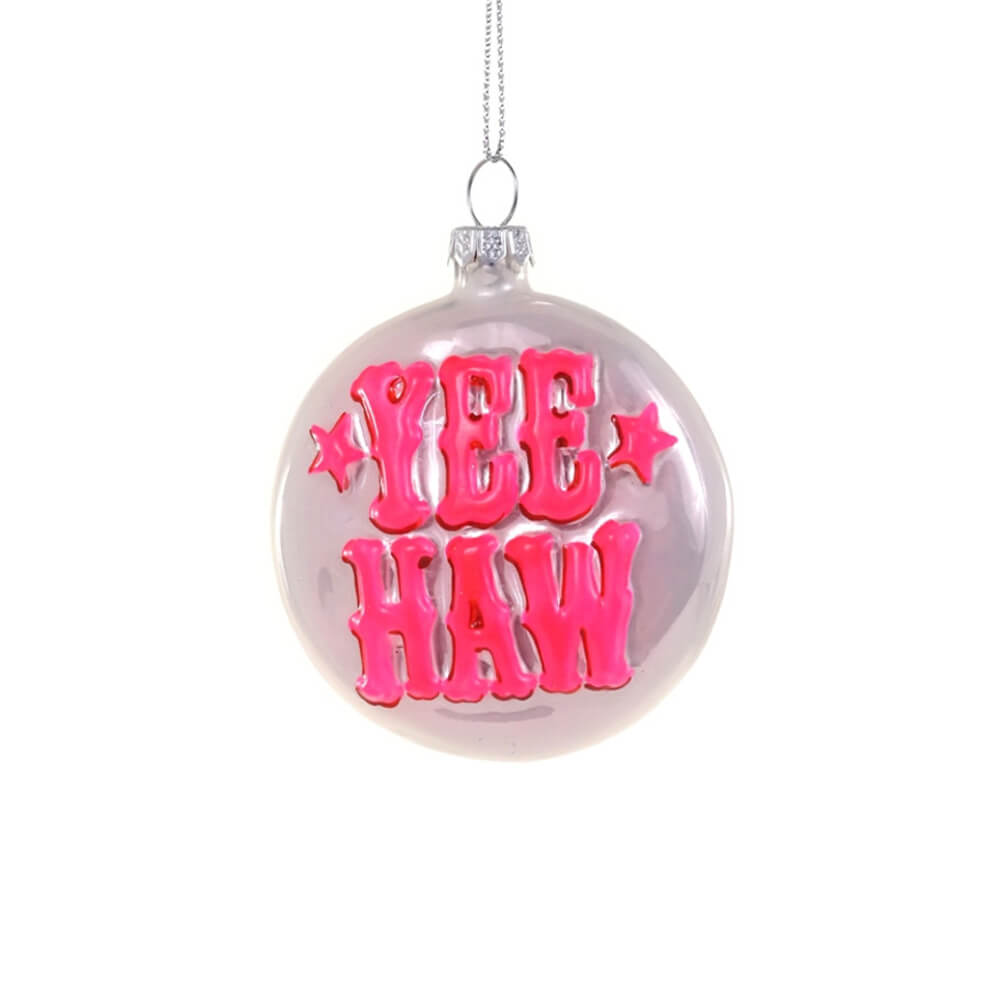 pink-yee-haw-ornament-cody-foster-christmas