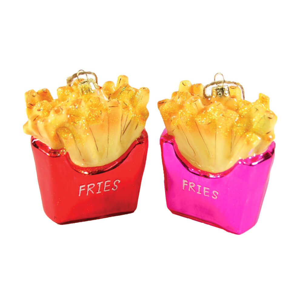       red-pink-french-fries-ornament-cody-foster-christmas