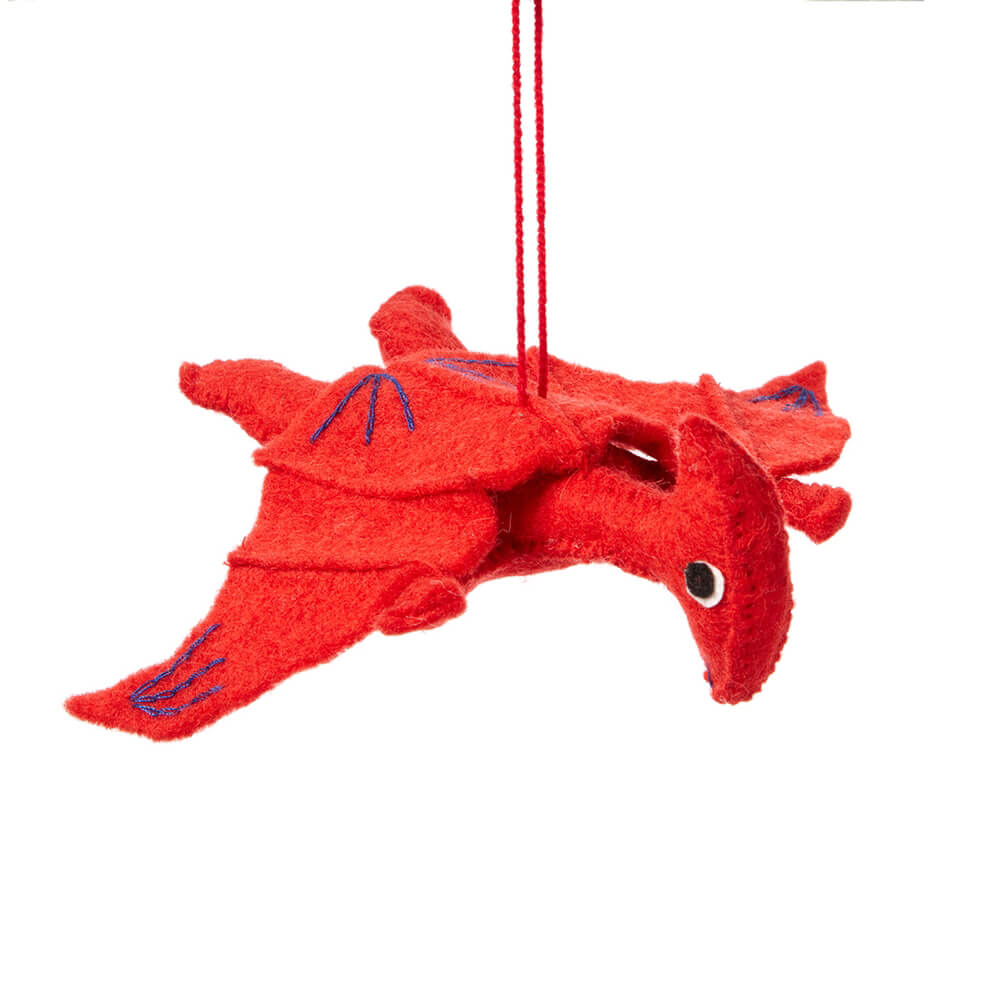       red-pterodactyl-christmas-ornament-silk-road-bazaar